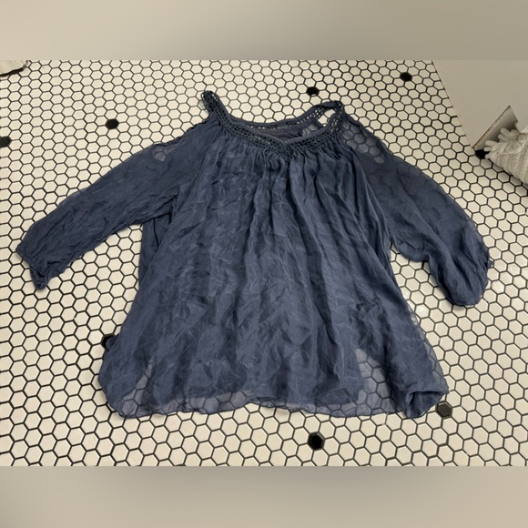 Elena baldi silk top size large - Picture 1 of 6